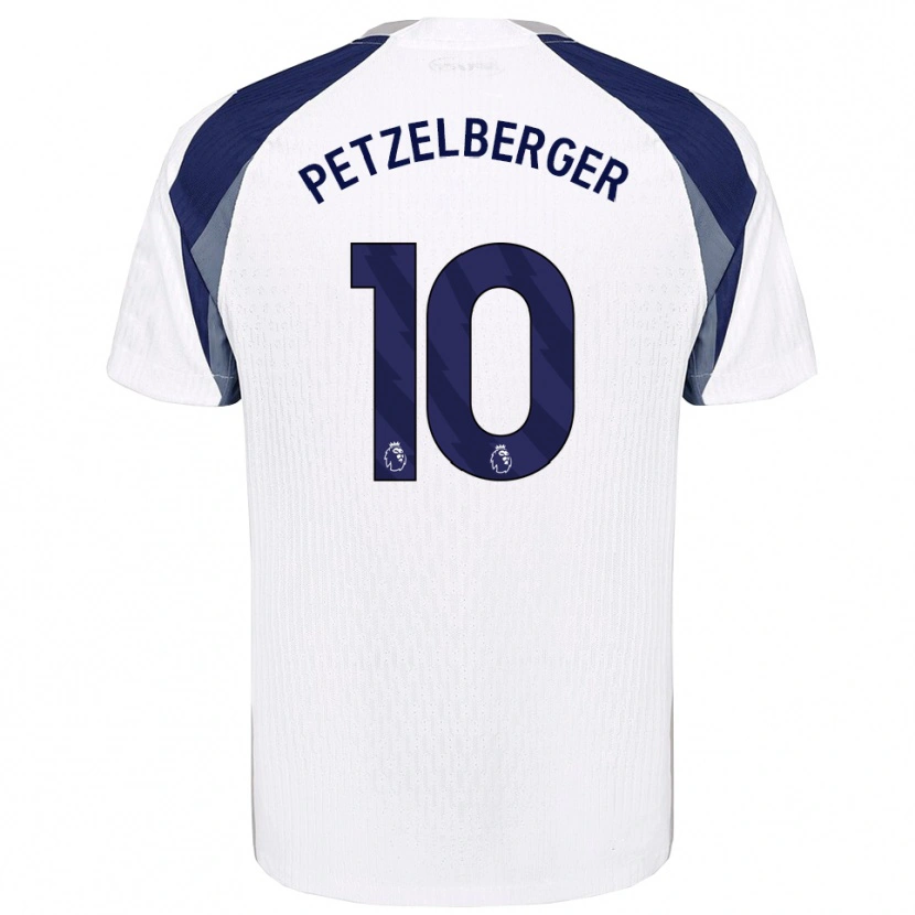 Danxen Mujer Camiseta Ramona Petzelberger #10 Blanco Marino 1ª Equipación 2025/26 La Camisa