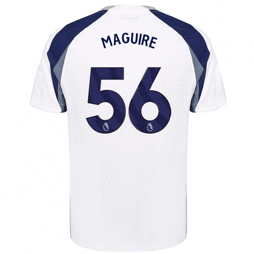 Danxen Mujer Camiseta Aaron Maguire #56 Blanco Marino 1ª Equipación 2025/26 La Camisa