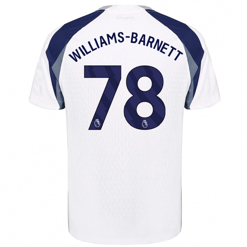Danxen Mujer Camiseta Lucá Williams-Barnett #78 Blanco Marino 1ª Equipación 2025/26 La Camisa