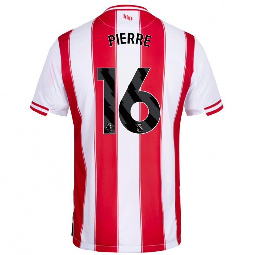 Danxen Mujer Camiseta Kyrie Pierre #16 Rojo Blanco 1ª Equipación 2025/26 La Camisa