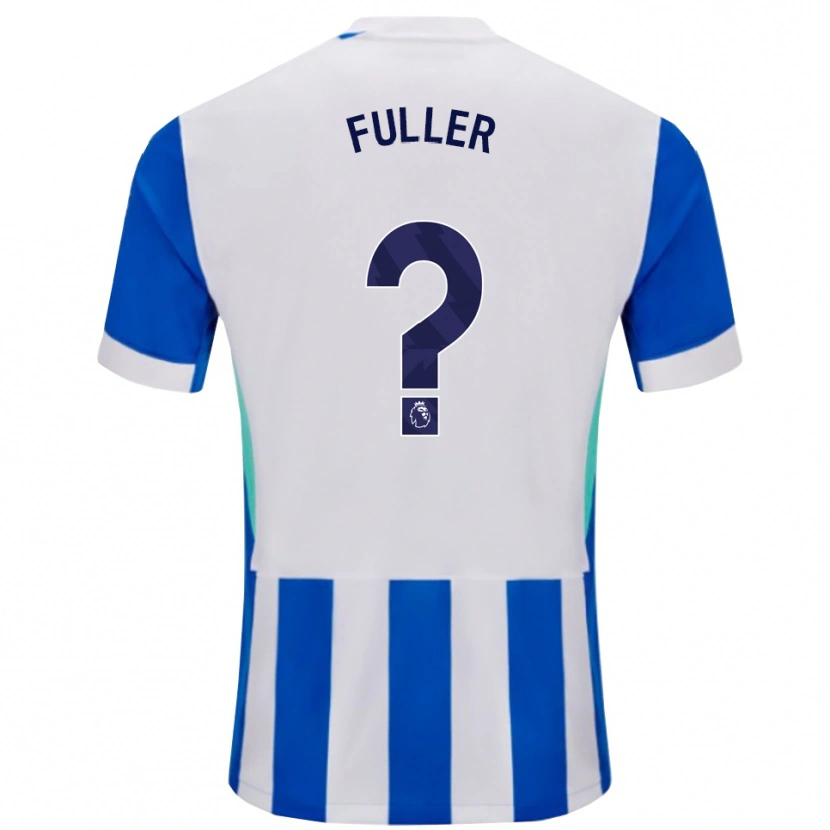 Danxen Mujer Camiseta Jaydon Fuller #0 Azul Blanco 1ª Equipación 2025/26 La Camisa