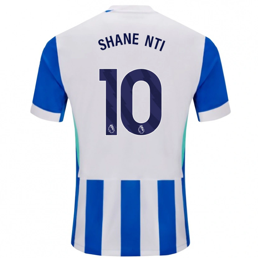 Danxen Mujer Camiseta Shane Nti #10 Azul Blanco 1ª Equipación 2025/26 La Camisa