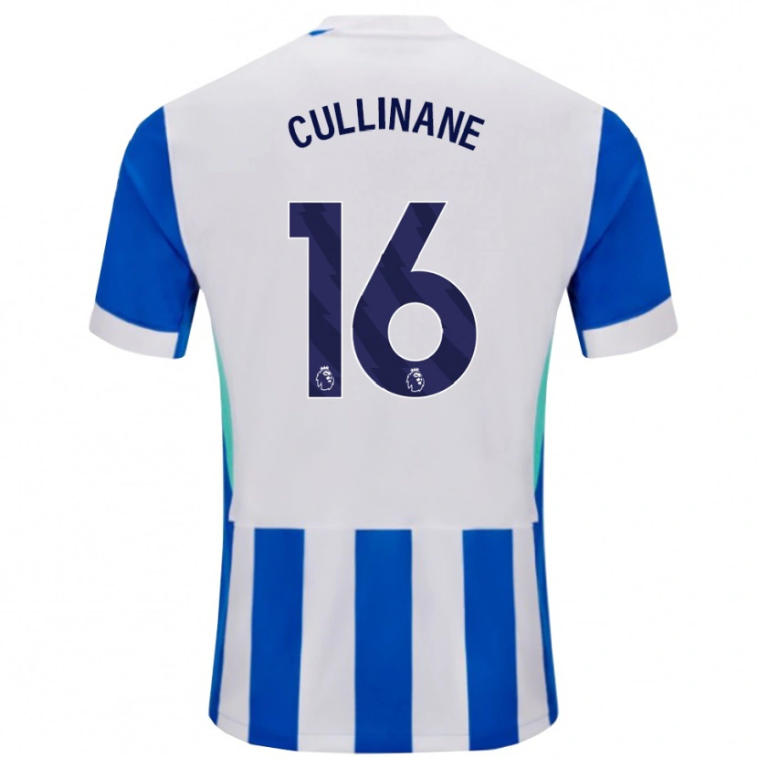 Danxen Mujer Camiseta Billy-Ray Cullinane #16 Azul Blanco 1ª Equipación 2025/26 La Camisa