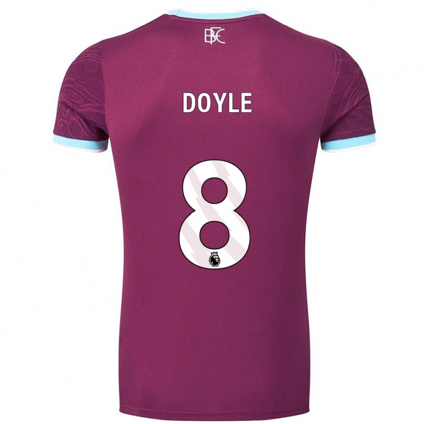 Danxen Mujer Camiseta Emma Doyle #8 Borgoña Celeste 1ª Equipación 2025/26 La Camisa
