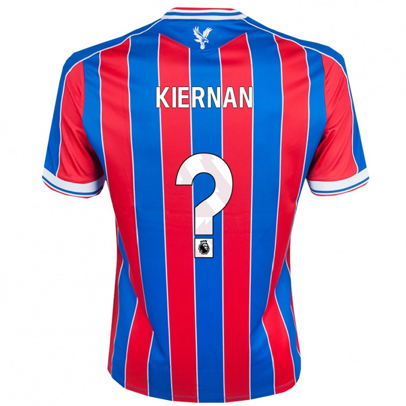 Danxen Mujer Camiseta Brendan Kiernan #0 Azul Rojo Blanco 1ª Equipación 2025/26 La Camisa