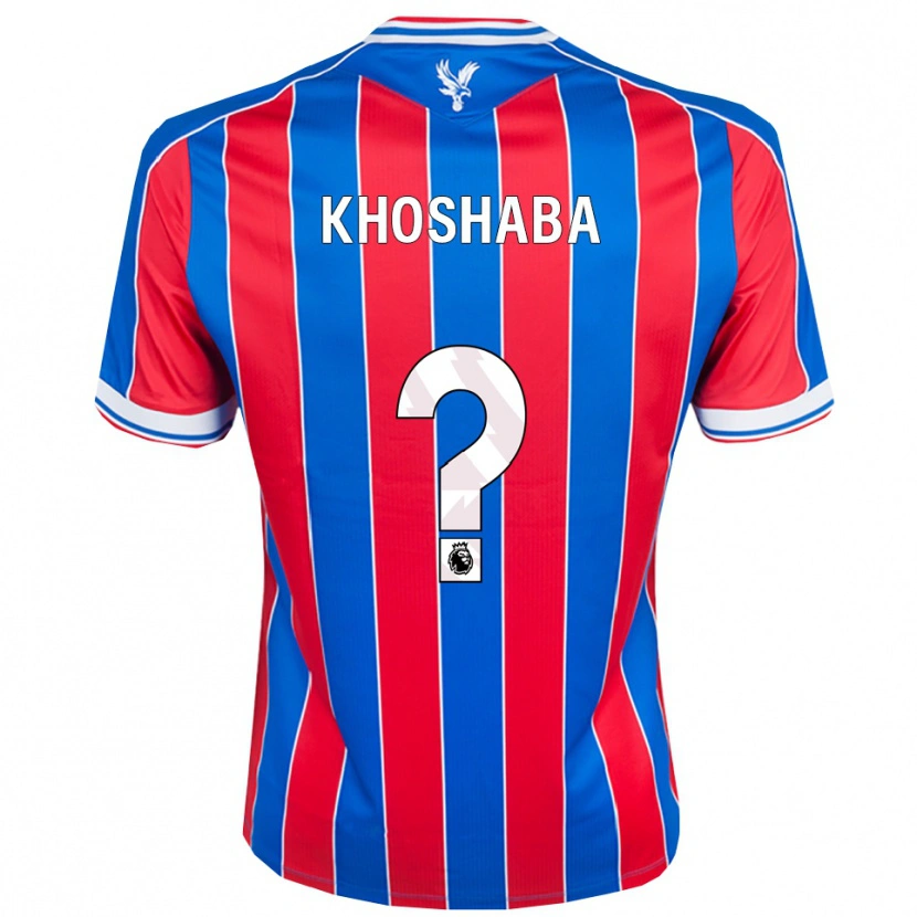Danxen Mujer Camiseta Joseph Khoshaba #0 Azul Rojo Blanco 1ª Equipación 2025/26 La Camisa