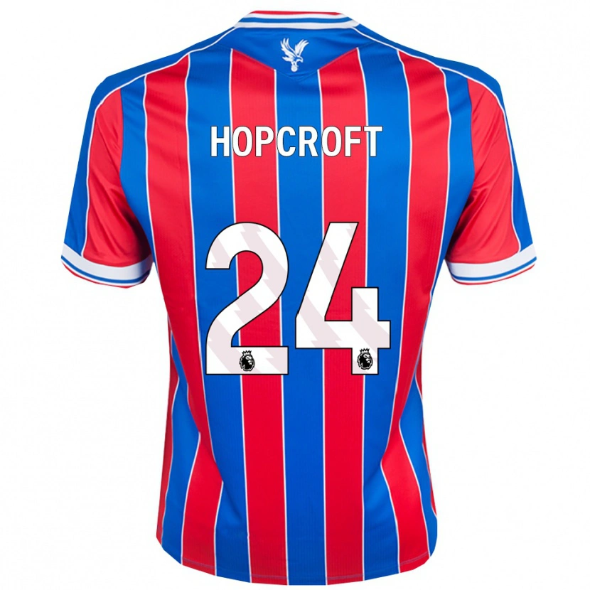 Danxen Mujer Camiseta Shanade Hopcroft #24 Azul Rojo Blanco 1ª Equipación 2025/26 La Camisa