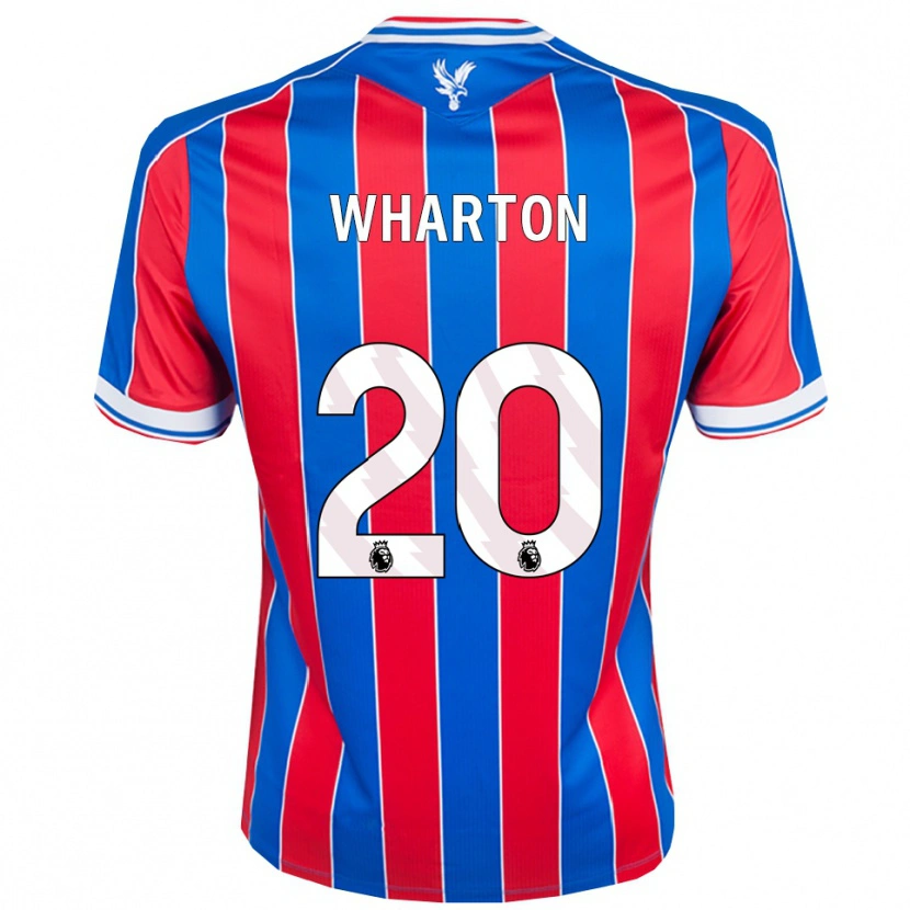 Danxen Mujer Camiseta Adam Wharton #20 Azul Rojo Blanco 1ª Equipación 2025/26 La Camisa