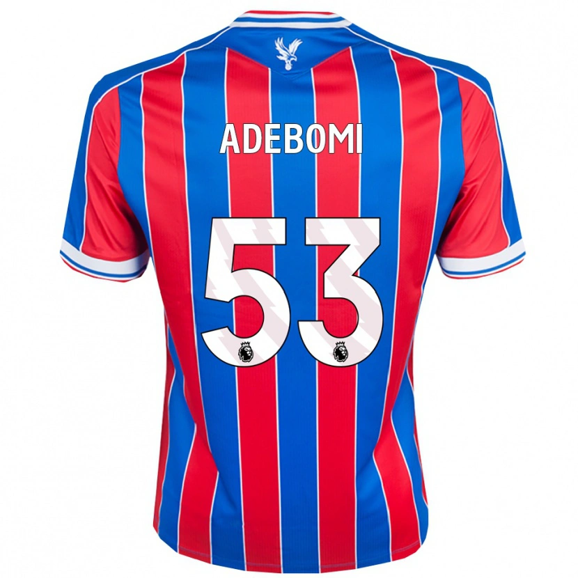 Danxen Mujer Camiseta Ademola Ola Adebomi #53 Azul Rojo Blanco 1ª Equipación 2025/26 La Camisa