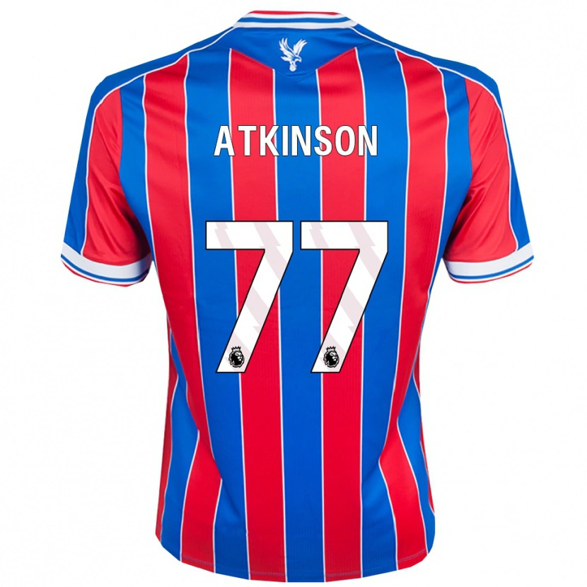 Danxen Mujer Camiseta Isibeal Atkinson #77 Azul Rojo Blanco 1ª Equipación 2025/26 La Camisa