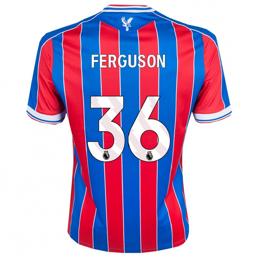 Danxen Mujer Camiseta Nathan Ferguson #36 Azul Rojo Blanco 1ª Equipación 2025/26 La Camisa