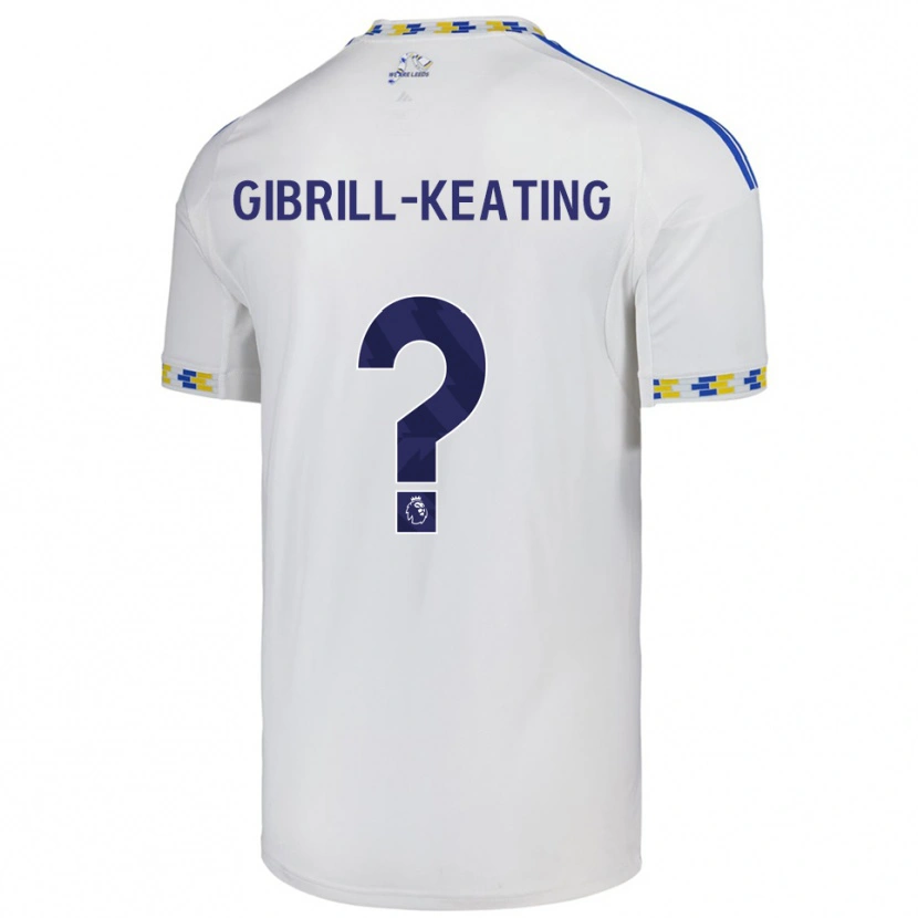 Danxen Mujer Camiseta Sian Gibrill-Keating #0 Blanco Azul 1ª Equipación 2025/26 La Camisa