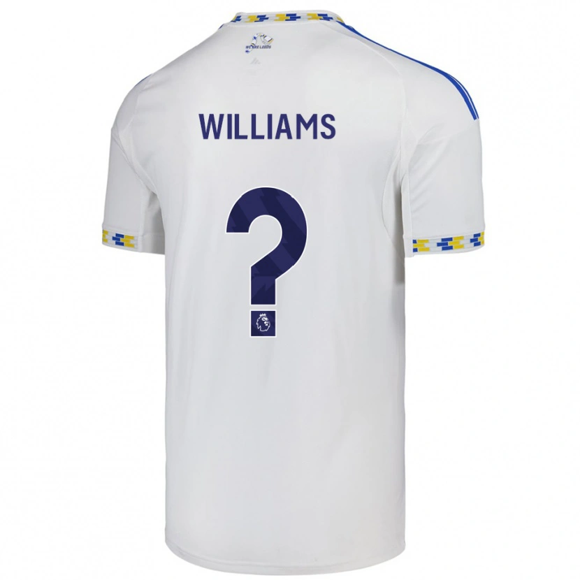Danxen Mujer Camiseta Paige Williams #0 Blanco Azul 1ª Equipación 2025/26 La Camisa