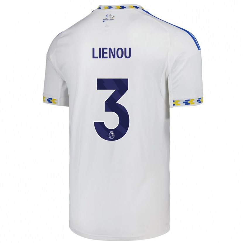 Danxen Mujer Camiseta Jayden Lienou #3 Blanco Azul 1ª Equipación 2025/26 La Camisa