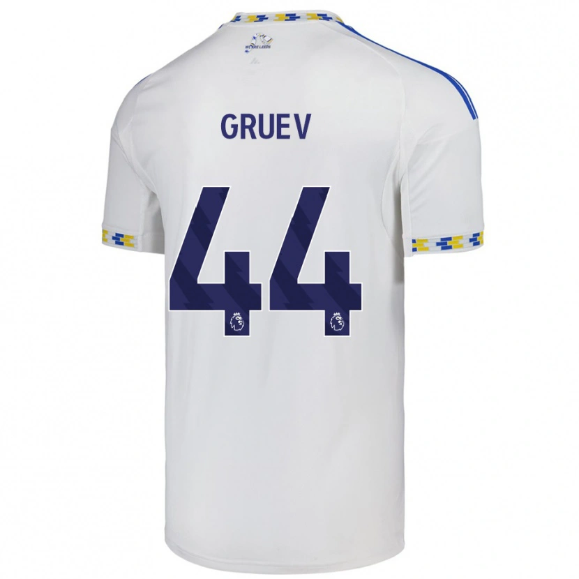Danxen Mujer Camiseta Ilia Gruev #44 Blanco Azul 1ª Equipación 2025/26 La Camisa