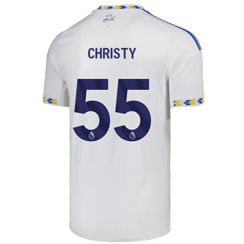 Danxen Mujer Camiseta Harry Christy #55 Blanco Azul 1ª Equipación 2025/26 La Camisa