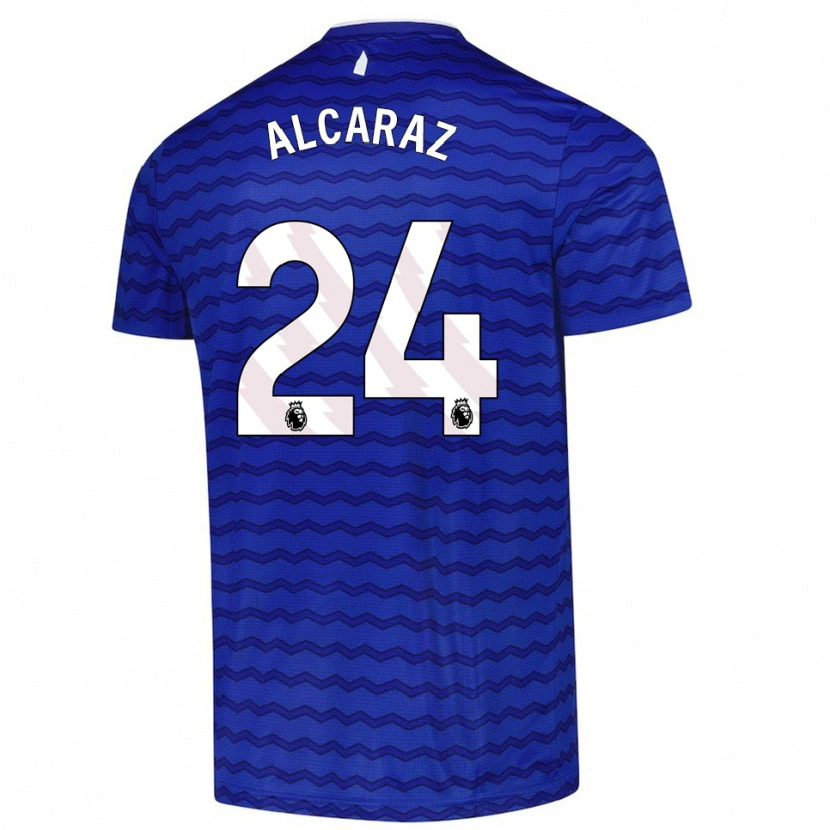 Danxen Mujer Camiseta Carlos Alcaraz #24 Azul Marino 1ª Equipación 2025/26 La Camisa