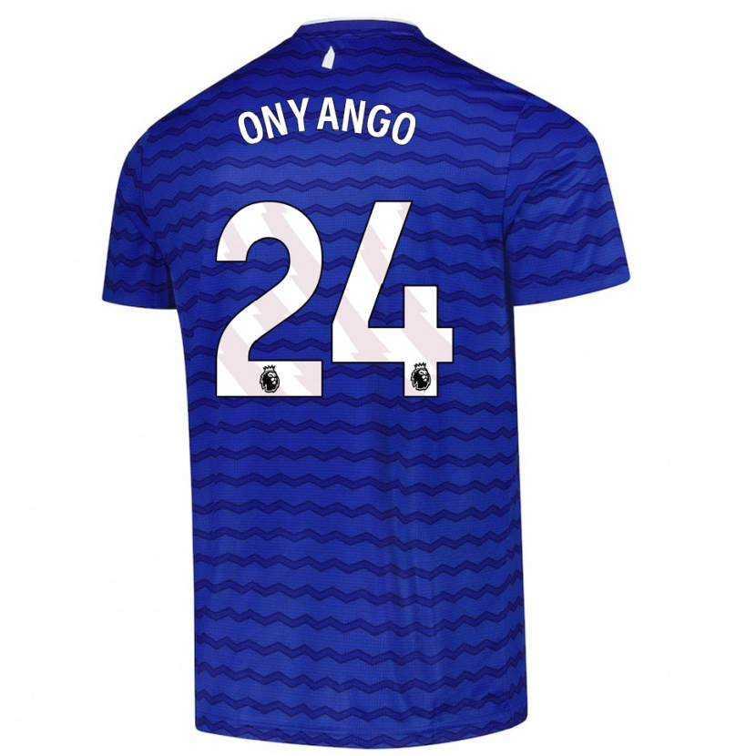 Danxen Mujer Camiseta Tyler Onyango #24 Azul Marino 1ª Equipación 2025/26 La Camisa