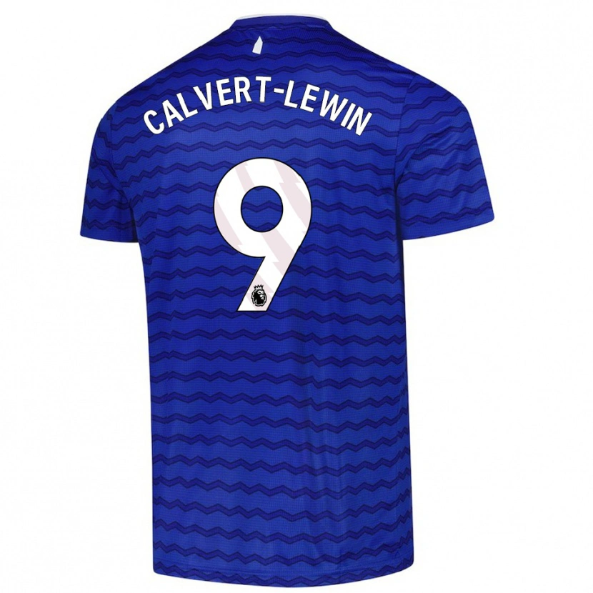 Danxen Mujer Camiseta Dominic Calvert-Lewin #9 Azul Marino 1ª Equipación 2025/26 La Camisa