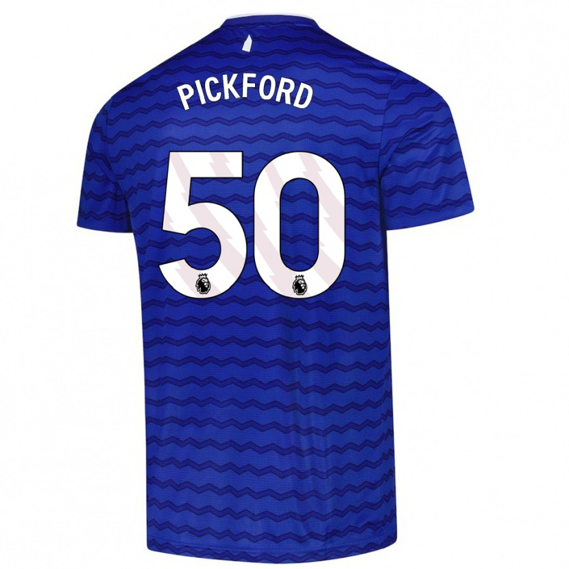 Danxen Mujer Camiseta George Pickford #50 Azul Marino 1ª Equipación 2025/26 La Camisa