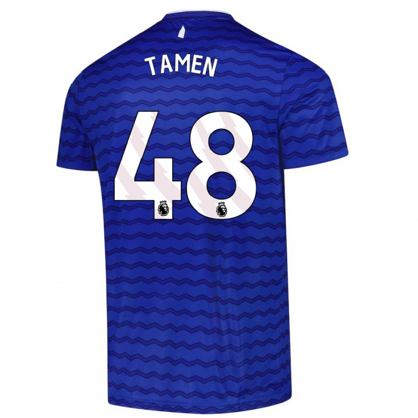 Danxen Mujer Camiseta William Tamen #48 Azul Marino 1ª Equipación 2025/26 La Camisa