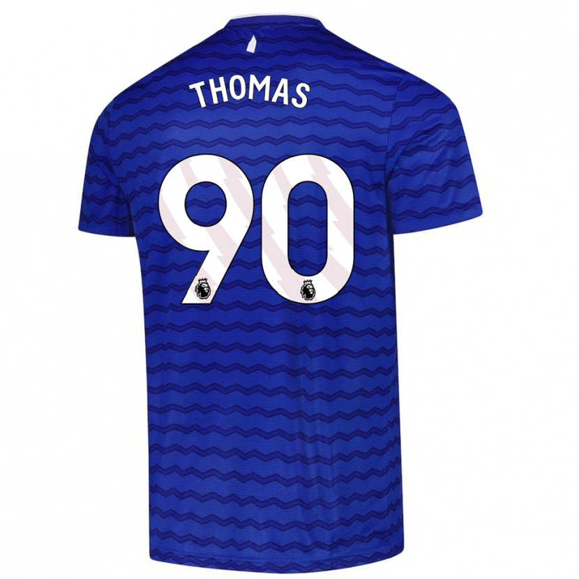 Danxen Mujer Camiseta Aled Thomas #90 Azul Marino 1ª Equipación 2025/26 La Camisa
