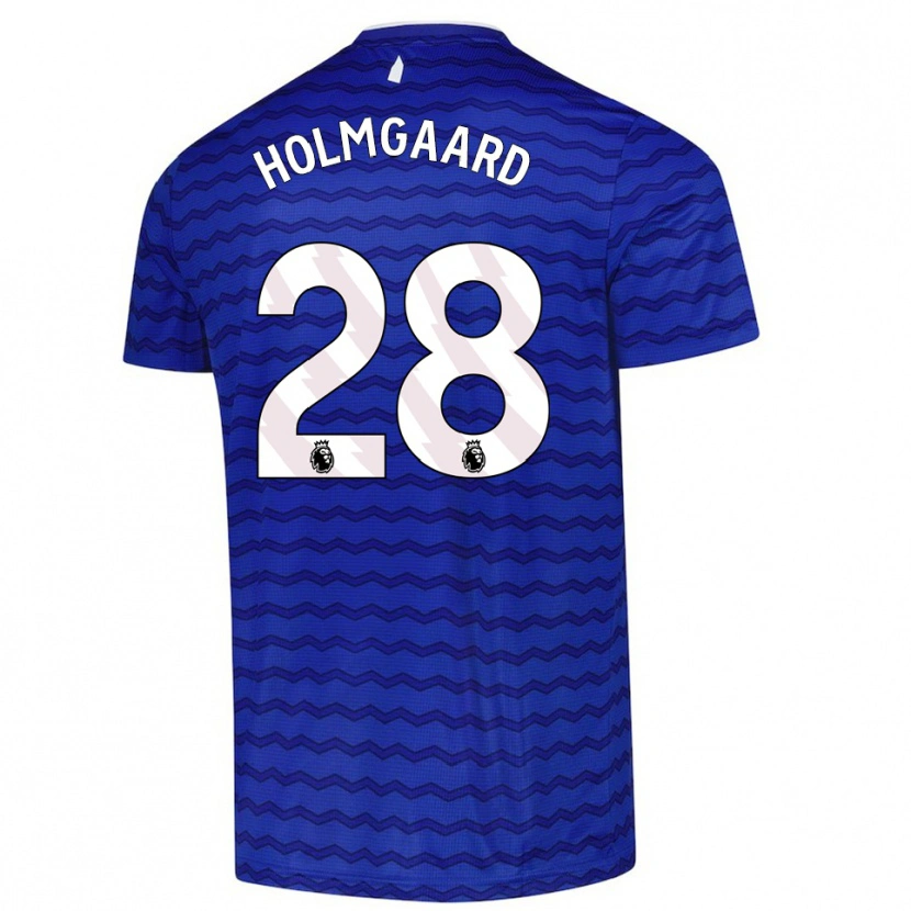 Danxen Mujer Camiseta Karen Holmgaard #28 Azul Marino 1ª Equipación 2025/26 La Camisa