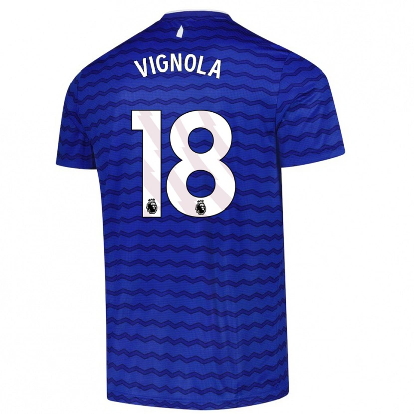 Danxen Mujer Camiseta Ornella Vignola #18 Azul Marino 1ª Equipación 2025/26 La Camisa
