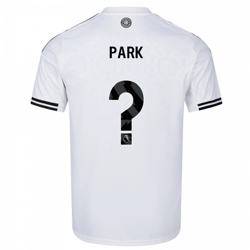 Danxen Mujer Camiseta Damon Park #0 Blanco Negro 1ª Equipación 2025/26 La Camisa