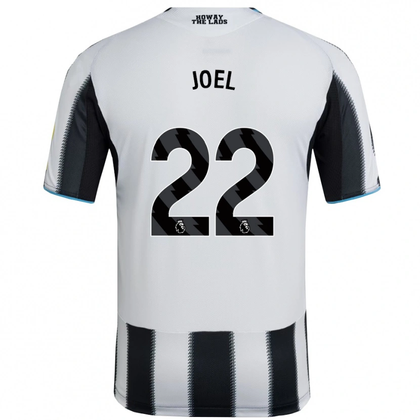 Danxen Mujer Camiseta Lois Joel #22 Negro Blanco 1ª Equipación 2025/26 La Camisa