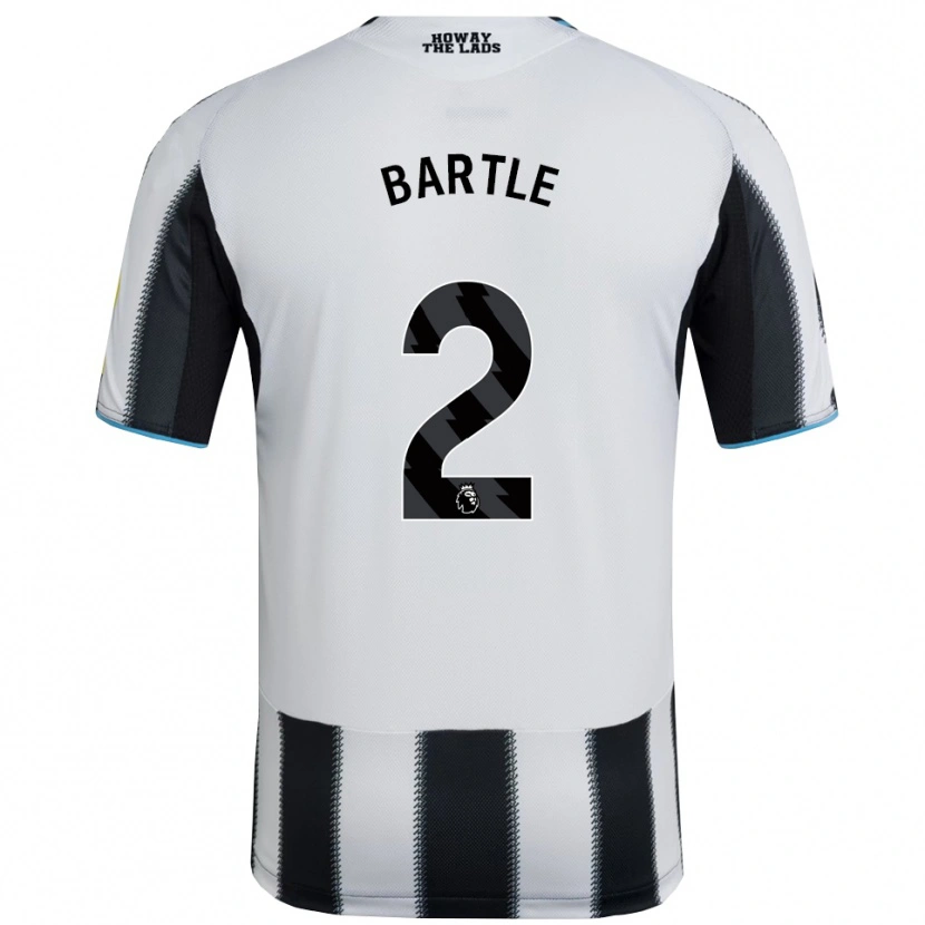 Danxen Mujer Camiseta Jodie Bartle #2 Negro Blanco 1ª Equipación 2025/26 La Camisa