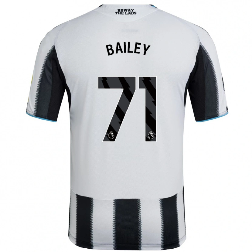Danxen Mujer Camiseta Scott Bailey #71 Negro Blanco 1ª Equipación 2025/26 La Camisa