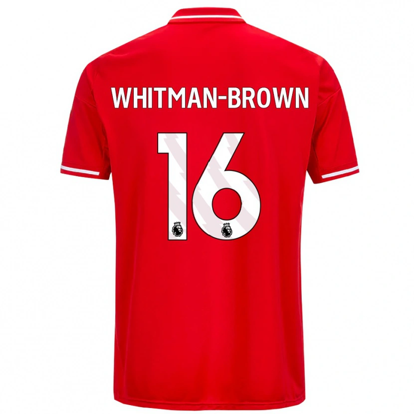Danxen Mujer Camiseta Chae Whitman-Brown #16 Rojo Blanco 1ª Equipación 2025/26 La Camisa