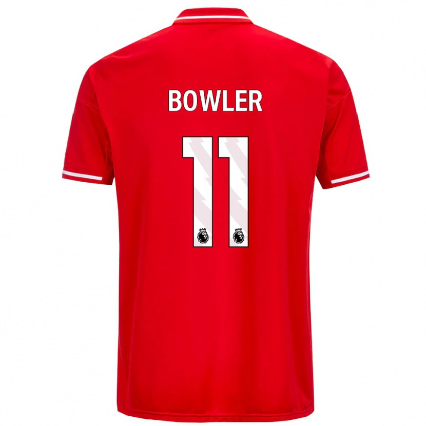 Danxen Mujer Camiseta Josh Bowler #11 Rojo Blanco 1ª Equipación 2025/26 La Camisa