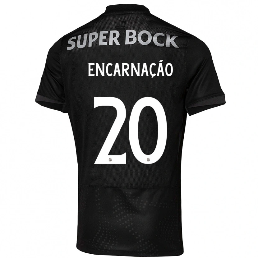 Danxen Mujer Camiseta Telma Encarnação #20 Negro Blanco 2ª Equipación 2025/26 La Camisa