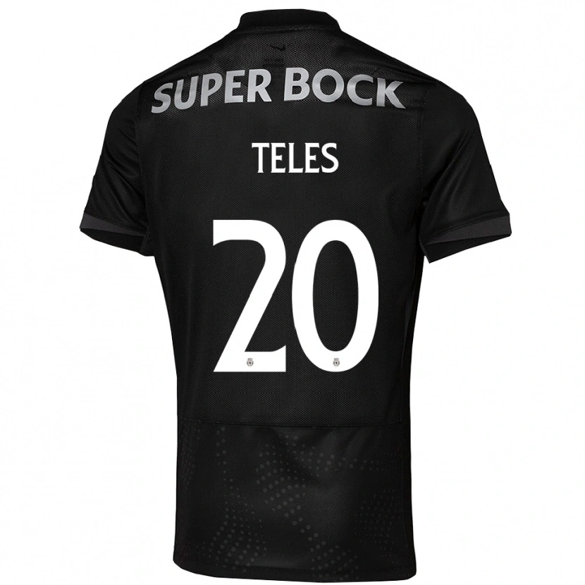 Danxen Mujer Camiseta Ana Isabel Teles #20 Negro Blanco 2ª Equipación 2025/26 La Camisa
