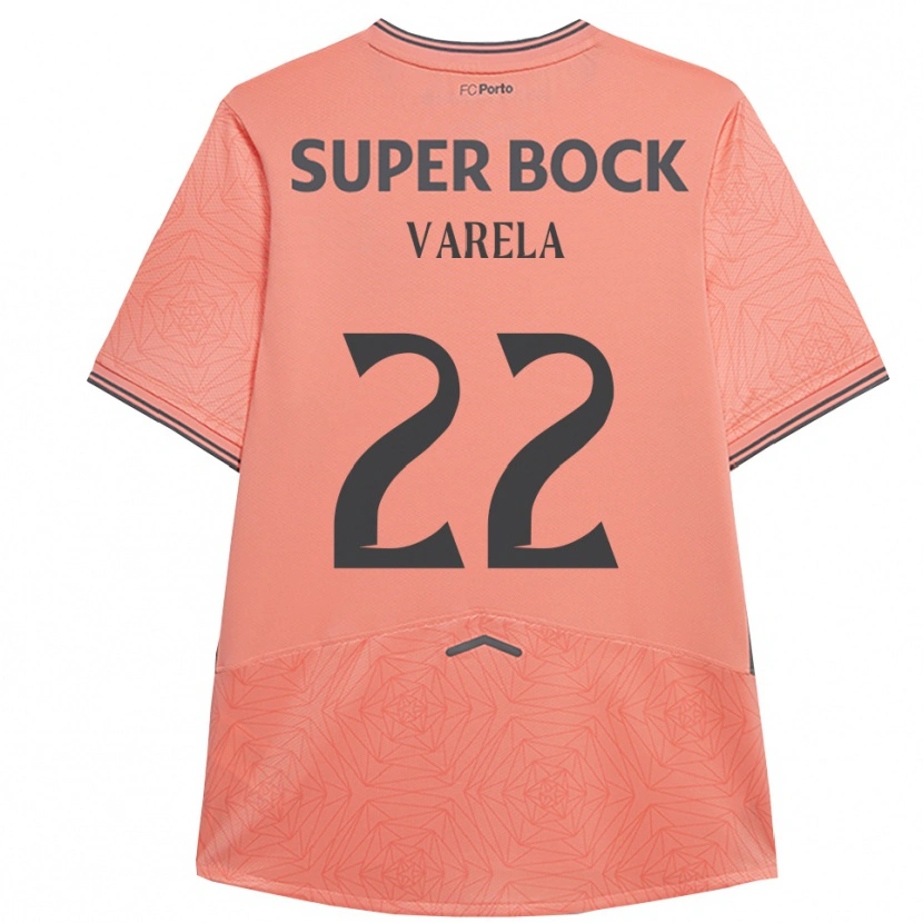 Danxen Mujer Camiseta Alan Varela #22 Rosa Marino 2ª Equipación 2025/26 La Camisa