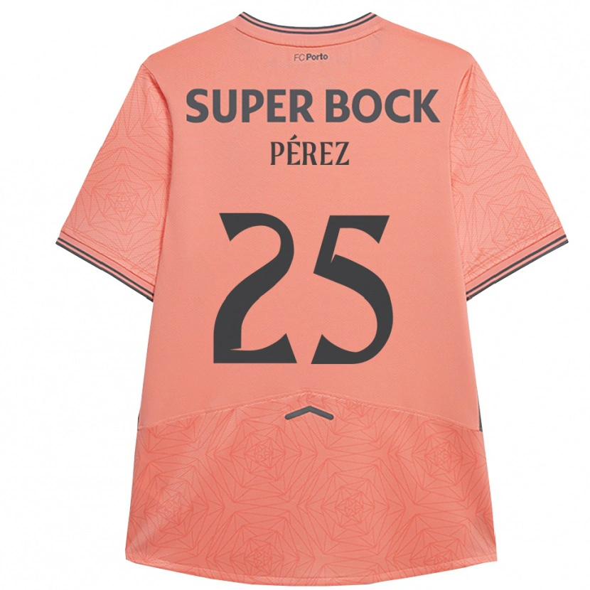 Danxen Mujer Camiseta Tomás Pérez #25 Rosa Marino 2ª Equipación 2025/26 La Camisa