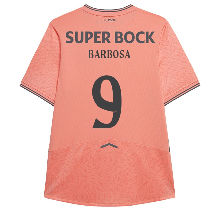 Danxen Mujer Camiseta Rodrigo Barbosa #9 Rosa Marino 2ª Equipación 2025/26 La Camisa