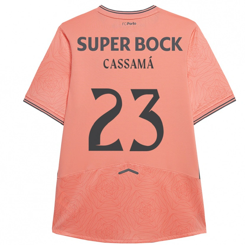 Danxen Mujer Camiseta Abdu Cassamá #23 Rosa Marino 2ª Equipación 2025/26 La Camisa