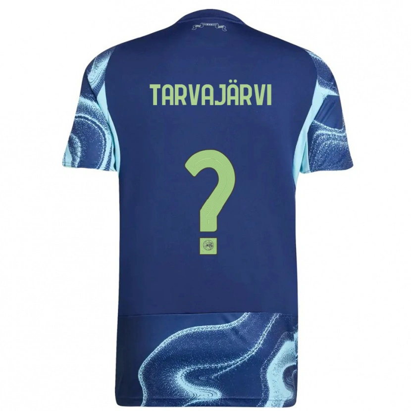 Danxen Mujer Camiseta Niilo Tarvajärvi #0 Marino Celeste 2ª Equipación 2025/26 La Camisa
