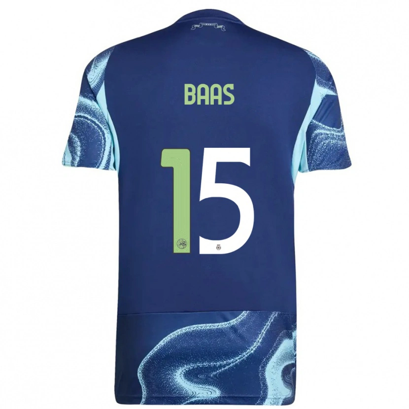 Danxen Mujer Camiseta Youri Baas #15 Marino Celeste 2ª Equipación 2025/26 La Camisa