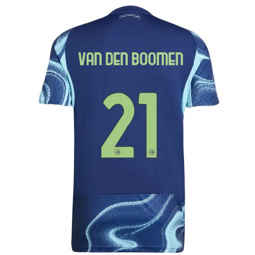 Danxen Mujer Camiseta Branco Van Den Boomen #21 Marino Celeste 2ª Equipación 2025/26 La Camisa