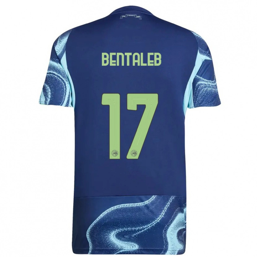Danxen Mujer Camiseta Marouane Bentaleb #17 Marino Celeste 2ª Equipación 2025/26 La Camisa