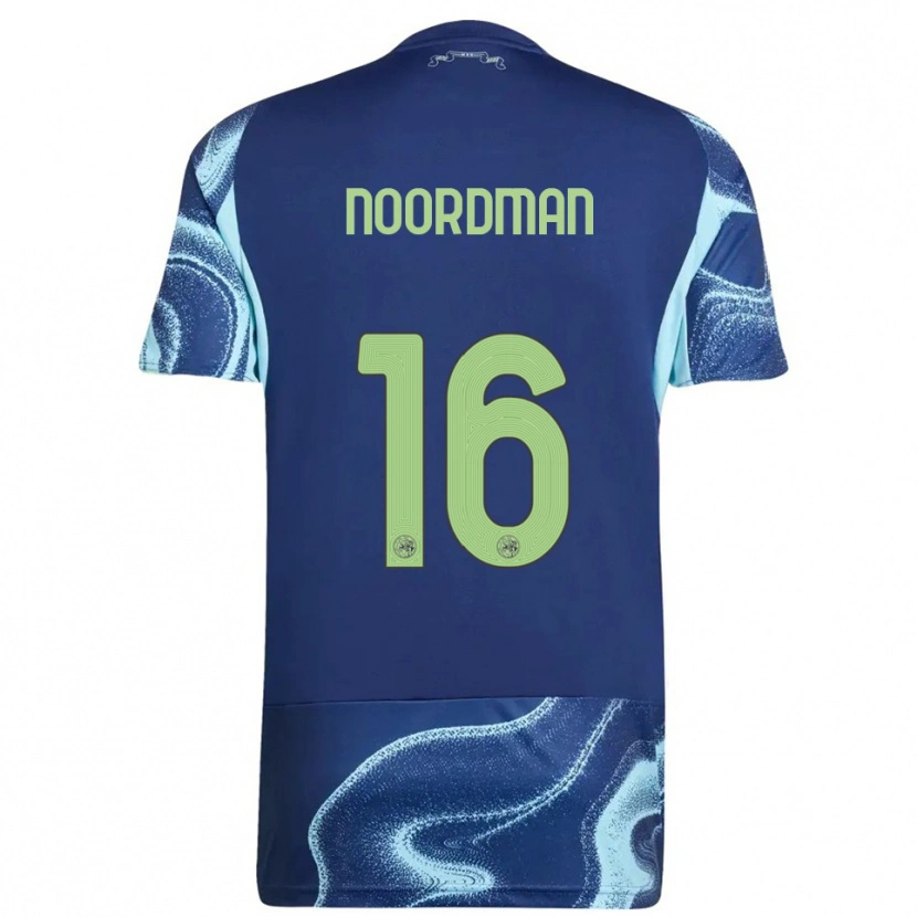 Danxen Mujer Camiseta Danique Noordman #16 Marino Celeste 2ª Equipación 2025/26 La Camisa