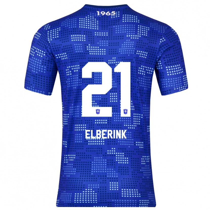Danxen Mujer Camiseta Eva Oude Elberink #21 Azul Celeste 2ª Equipación 2025/26 La Camisa