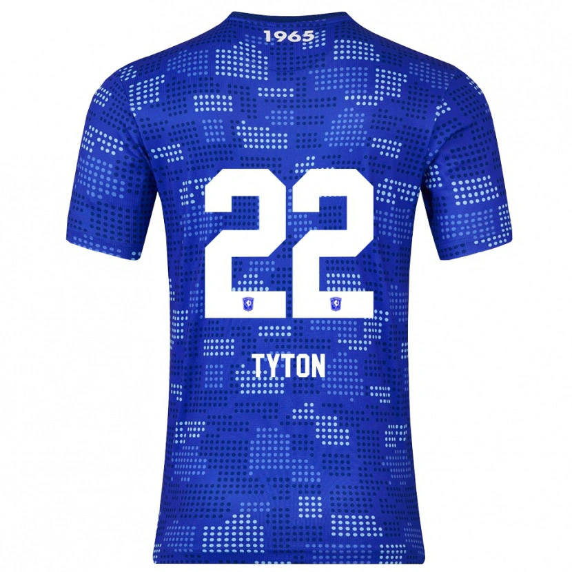 Danxen Mujer Camiseta Przemyslaw Tyton #22 Azul Celeste 2ª Equipación 2025/26 La Camisa