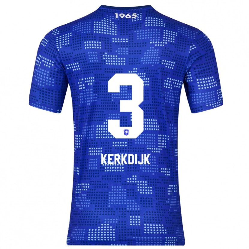 Danxen Mujer Camiseta Danique Kerkdijk #3 Azul Celeste 2ª Equipación 2025/26 La Camisa