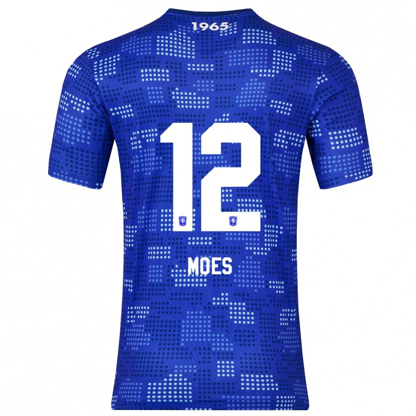 Danxen Mujer Camiseta Lucas Moes #12 Azul Celeste 2ª Equipación 2025/26 La Camisa