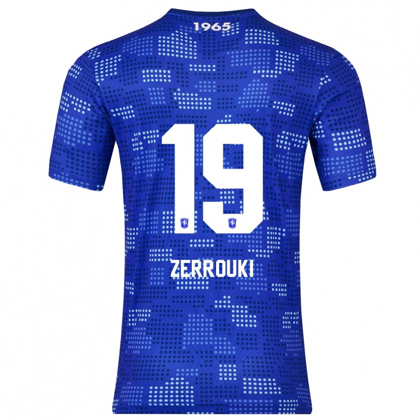 Danxen Mujer Camiseta Ramiz Zerrouki #19 Azul Celeste 2ª Equipación 2025/26 La Camisa
